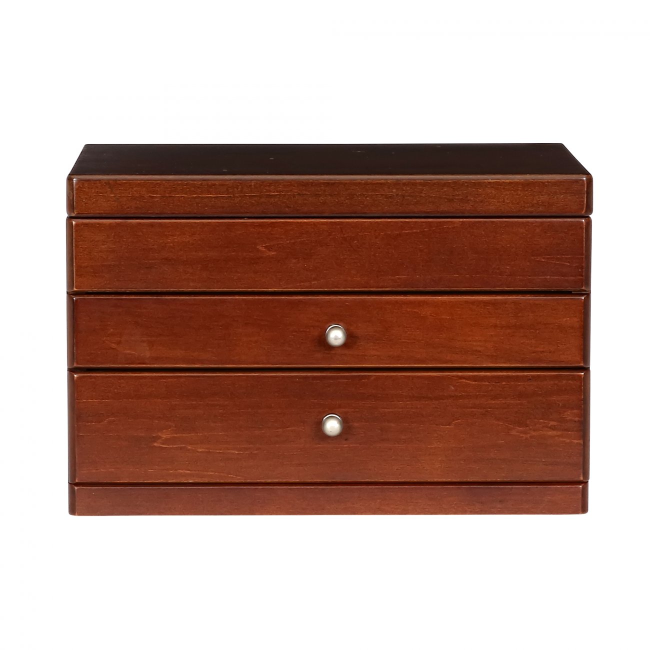 (Medium, Walnut) - Mele ＆ Co. Richmond Wooden Jewellery Box (Walnut Finish) Mele \u0026 Co Brynn Walnut Wooden Jewelry Box 00741S18