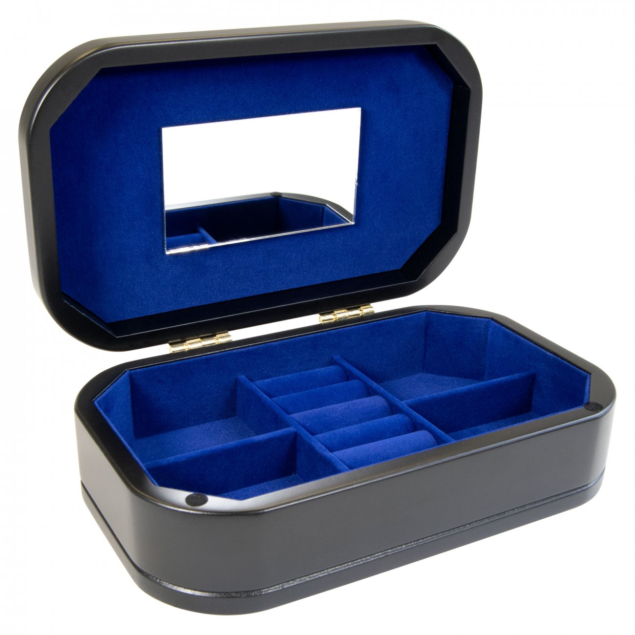 Mele and Co Morgan Wooden Jewelry Box in Black Wooden Jewelry Box