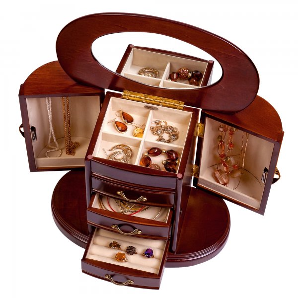 Heloise Wooden Jewelry Box | Mele - Canada